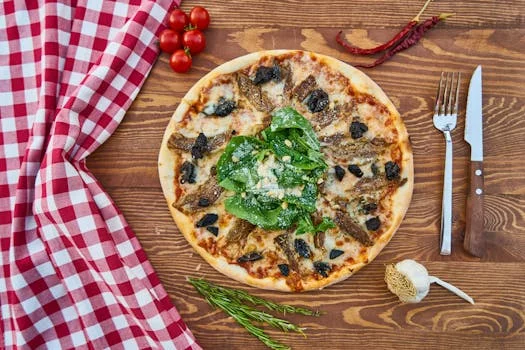 truffle mushroom pizza luxury toppings